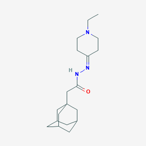 molecular formula C19H31N3O B454298 2-(1-adamantyl)-N'-(1-ethyl-4-piperidinylidene)acetohydrazide 