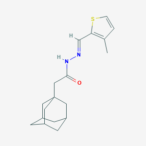2-(1-adamantyl)-N'-[(3-methyl-2-thienyl)methylene]acetohydrazide