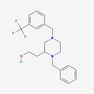 2-{1-benzyl-4-[3-(trifluoromethyl)benzyl]-2-piperazinyl}ethanol