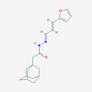 2-(1-adamantyl)-N'-[3-(2-furyl)-2-propenylidene]acetohydrazide
