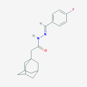 2-(1-adamantyl)-N'-(4-fluorobenzylidene)acetohydrazide