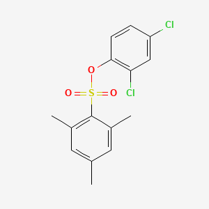molecular formula C15H14Cl2O3S B4543558 2,4-dichlorophenyl 2,4,6-trimethylbenzenesulfonate 