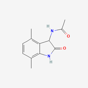 N-(4,7-dimethyl-2-oxo-2,3-dihydro-1H-indol-3-yl)acetamide