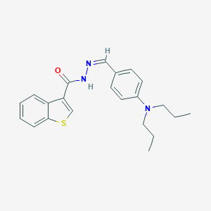 N'-[4-(dipropylamino)benzylidene]-1-benzothiophene-3-carbohydrazide
