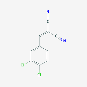 molecular formula C10H4Cl2N2 B4543679 (3,4-dichlorobenzylidene)malononitrile CAS No. 3138-23-6
