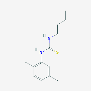 molecular formula C13H20N2S B4543687 N-butyl-N'-(2,5-dimethylphenyl)thiourea 