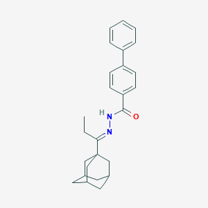 N'-[1-(1-adamantyl)propylidene][1,1'-biphenyl]-4-carbohydrazide