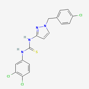 N-[1-(4-chlorobenzyl)-1H-pyrazol-3-yl]-N'-(3,4-dichlorophenyl)thiourea