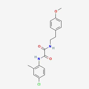 molecular formula C18H19ClN2O3 B4543762 N-(4-chloro-2-methylphenyl)-N'-[2-(4-methoxyphenyl)ethyl]ethanediamide 