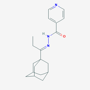 N'-[1-(1-adamantyl)propylidene]isonicotinohydrazide