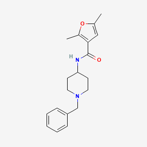 N-(1-benzyl-4-piperidinyl)-2,5-dimethyl-3-furamide