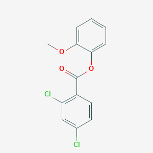 molecular formula C14H10Cl2O3 B4543865 2-methoxyphenyl 2,4-dichlorobenzoate 