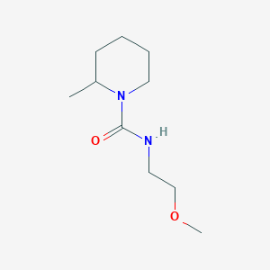 molecular formula C10H20N2O2 B4543904 N-(2-methoxyethyl)-2-methyl-1-piperidinecarboxamide 