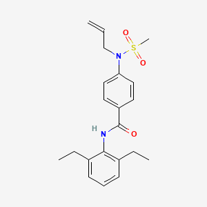 4-[allyl(methylsulfonyl)amino]-N-(2,6-diethylphenyl)benzamide