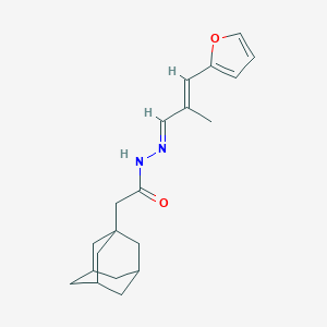 2-(1-adamantyl)-N'-[3-(2-furyl)-2-methyl-2-propenylidene]acetohydrazide
