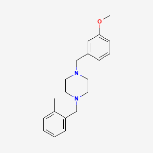 molecular formula C20H26N2O B4544499 1-(3-methoxybenzyl)-4-(2-methylbenzyl)piperazine 