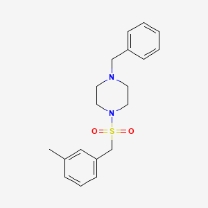 molecular formula C19H24N2O2S B4544754 1-benzyl-4-[(3-methylbenzyl)sulfonyl]piperazine 