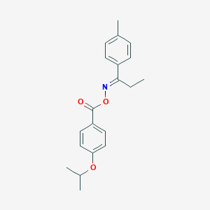 1-(4-methylphenyl)-1-propanone O-(4-isopropoxybenzoyl)oxime
