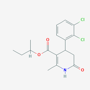 sec-butyl 4-(2,3-dichlorophenyl)-2-methyl-6-oxo-1,4,5,6-tetrahydro-3-pyridinecarboxylate