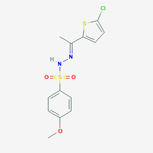 N'-[1-(5-chloro-2-thienyl)ethylidene]-4-methoxybenzenesulfonohydrazide