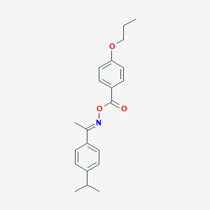 1-(4-isopropylphenyl)ethanone O-(4-propoxybenzoyl)oxime