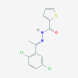 N'-[1-(2,5-dichlorophenyl)ethylidene]-2-thiophenecarbohydrazide