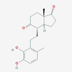 molecular formula C19H24O4 B045452 3,4-Dihydroxy-9,10-secoandrosta-1,3,5(10)-triene-9,17-dione CAS No. 2168-61-8