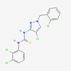 N-[4-chloro-1-(2-chlorobenzyl)-1H-pyrazol-3-yl]-N'-(2,3-dichlorophenyl)thiourea