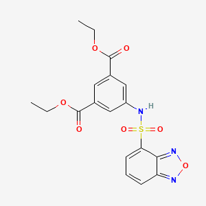 diethyl 5-[(2,1,3-benzoxadiazol-4-ylsulfonyl)amino]isophthalate