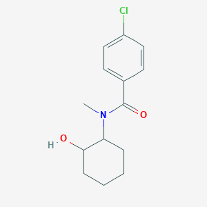 4-chloro-N-(2-hydroxycyclohexyl)-N-methylbenzamide