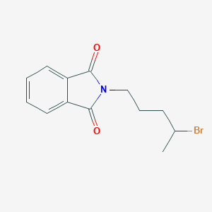 molecular formula C13H14BrNO2 B045453 N-(4-溴戊基)邻苯二甲酰亚胺 CAS No. 59353-62-7