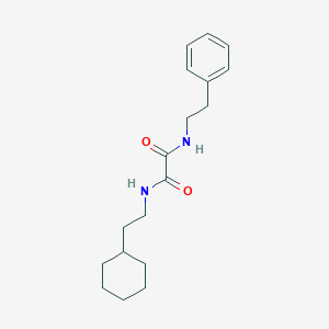 N-(2-cyclohexylethyl)-N'-(2-phenylethyl)ethanediamide