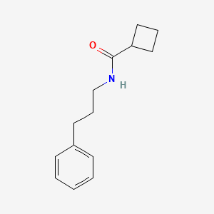 N-(3-phenylpropyl)cyclobutanecarboxamide