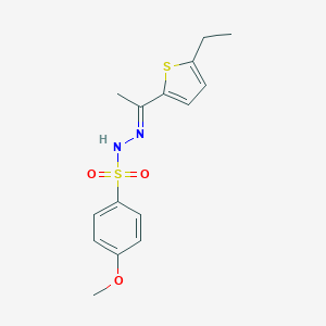 N'-[1-(5-ethyl-2-thienyl)ethylidene]-4-methoxybenzenesulfonohydrazide