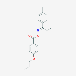 1-(4-methylphenyl)-1-propanone O-(4-propoxybenzoyl)oxime