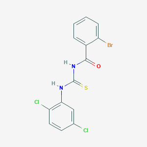 2-bromo-N-[(2,5-dichlorophenyl)carbamothioyl]benzamide