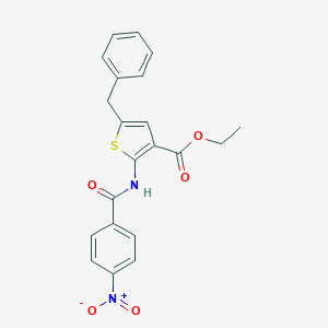 Ethyl 5-benzyl-2-({4-nitrobenzoyl}amino)-3-thiophenecarboxylate