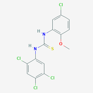 1-(5-Chloro-2-methoxyphenyl)-3-(2,4,5-trichlorophenyl)thiourea