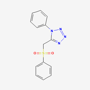 1-phenyl-5-[(phenylsulfonyl)methyl]-1H-tetrazole