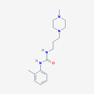 N-(2-methylphenyl)-N'-[3-(4-methyl-1-piperazinyl)propyl]urea