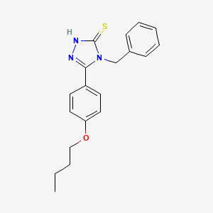 4-benzyl-5-(4-butoxyphenyl)-4H-1,2,4-triazole-3-thiol