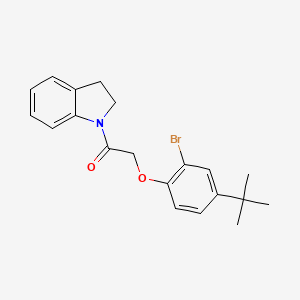 1-[(2-bromo-4-tert-butylphenoxy)acetyl]indoline