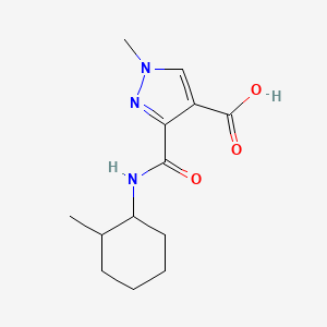 1-methyl-3-{[(2-methylcyclohexyl)amino]carbonyl}-1H-pyrazole-4-carboxylic acid