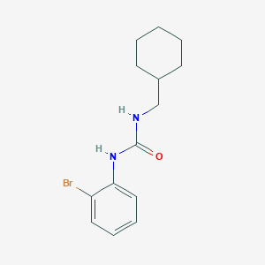 molecular formula C14H19BrN2O B4545804 N-(2-BROMOPHENYL)-N'-CYCLOHEXYLMETHYLUREA 