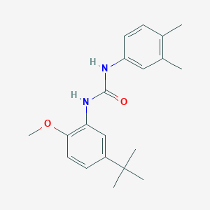 N-[5-(TERT-BUTYL)-2-METHOXYPHENYL]-N'-(3,4-DIMETHYLPHENYL)UREA