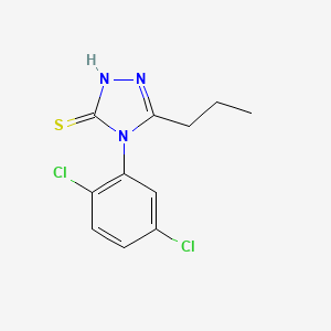 4-(2,5-dichlorophenyl)-5-propyl-4H-1,2,4-triazole-3-thiol