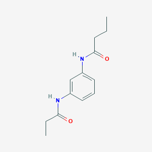 N-[3-(propionylamino)phenyl]butanamide