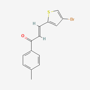 (E)-3-(4-BROMO-2-THIENYL)-1-(4-METHYLPHENYL)-2-PROPEN-1-ONE