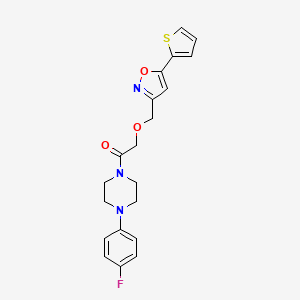 1-(4-fluorophenyl)-4-({[5-(2-thienyl)-3-isoxazolyl]methoxy}acetyl)piperazine