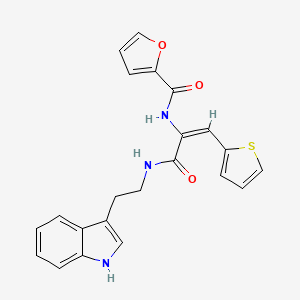 N-[1-({[2-(1H-indol-3-yl)ethyl]amino}carbonyl)-2-(2-thienyl)vinyl]-2-furamide